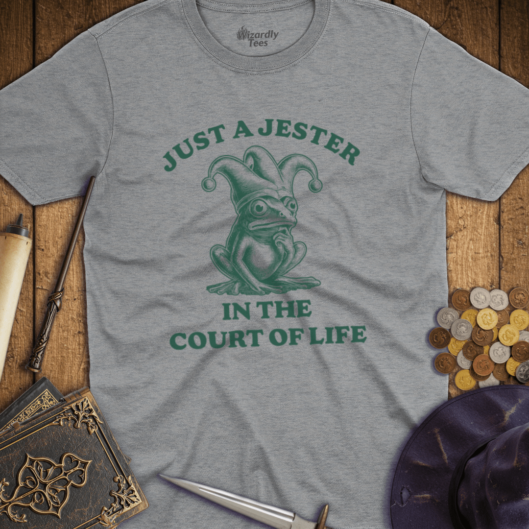 Just a Jester In The Court Of Life Frog T-Shirt