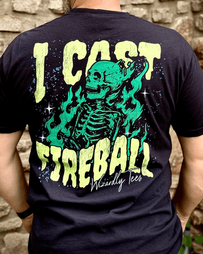 I Cast Fireball Green Premium T-Shirt