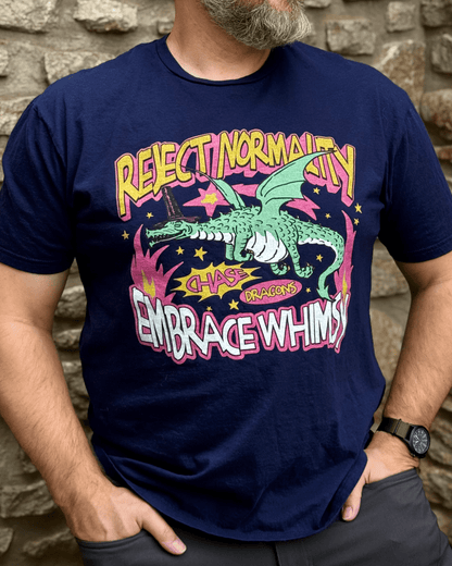 Reject Normality Embrace Whimsy Dragon T-Shirt