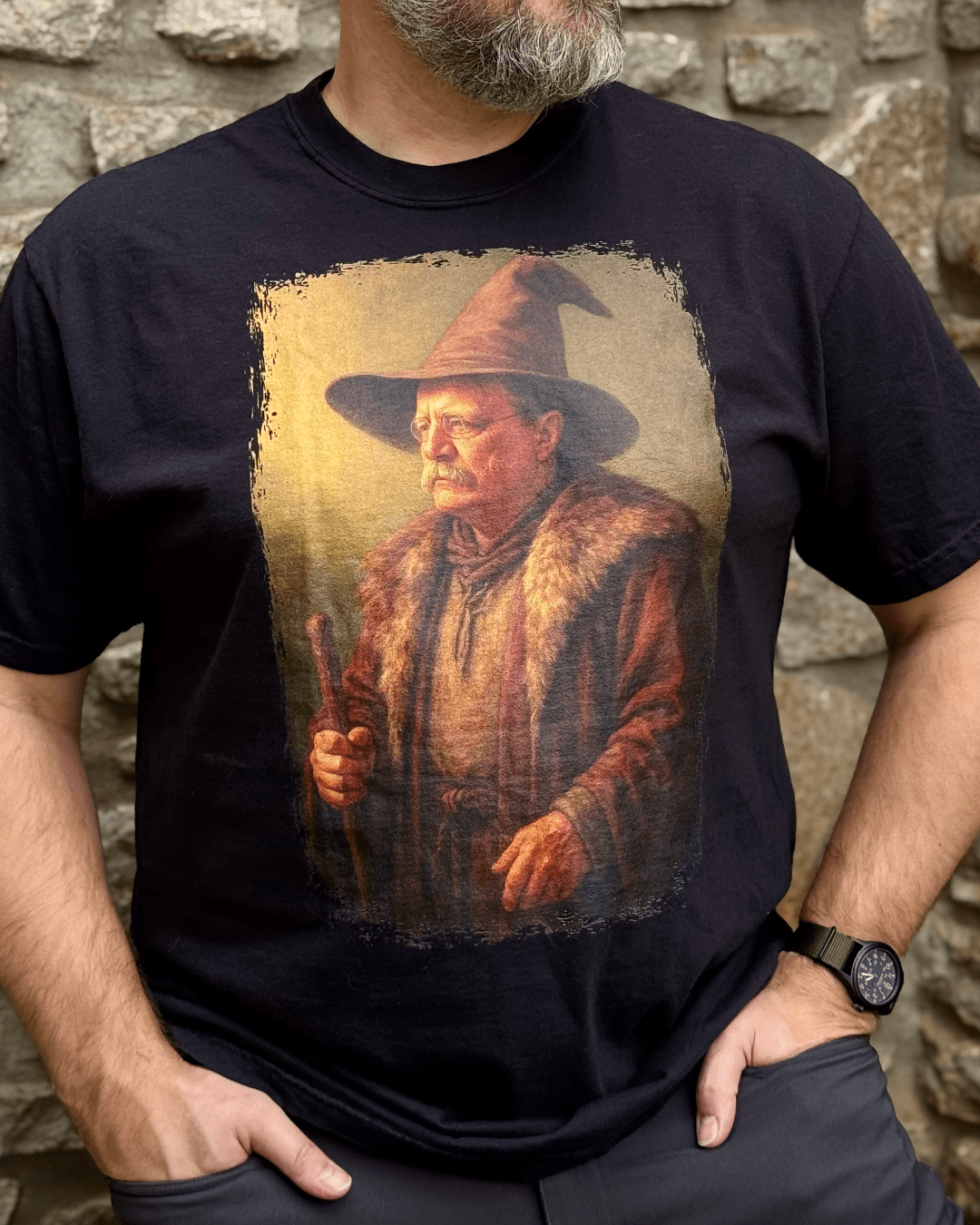 Theodore Roosevelt Wizard T-Shirt