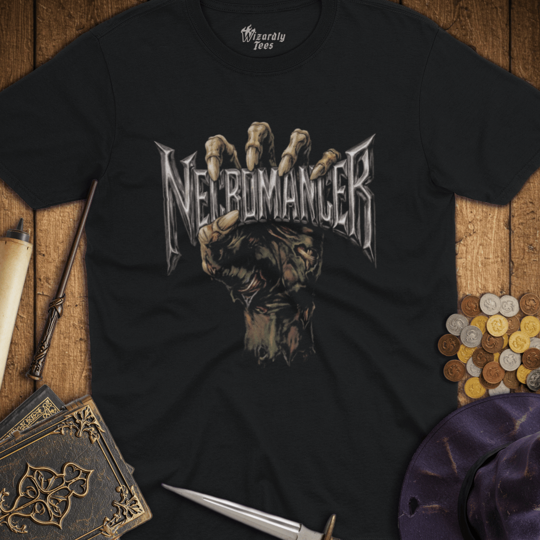 Necromancer Zombie Hand T-Shirt