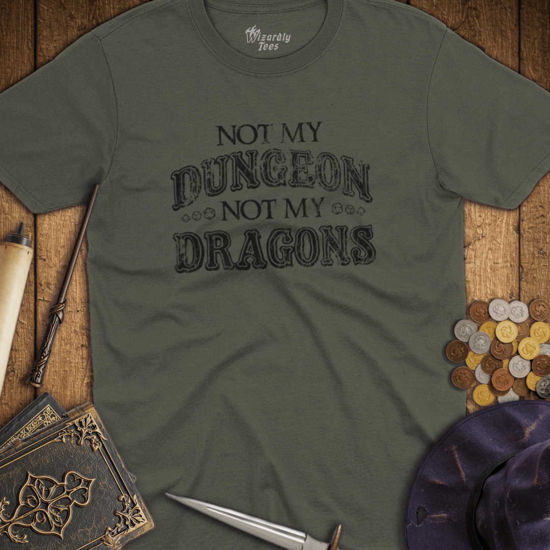 Not My Dungeon Not My Dragons T-Shirt