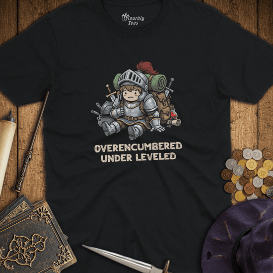 Overencumbered Under Leveled T-Shirt – Wizardly Tees
