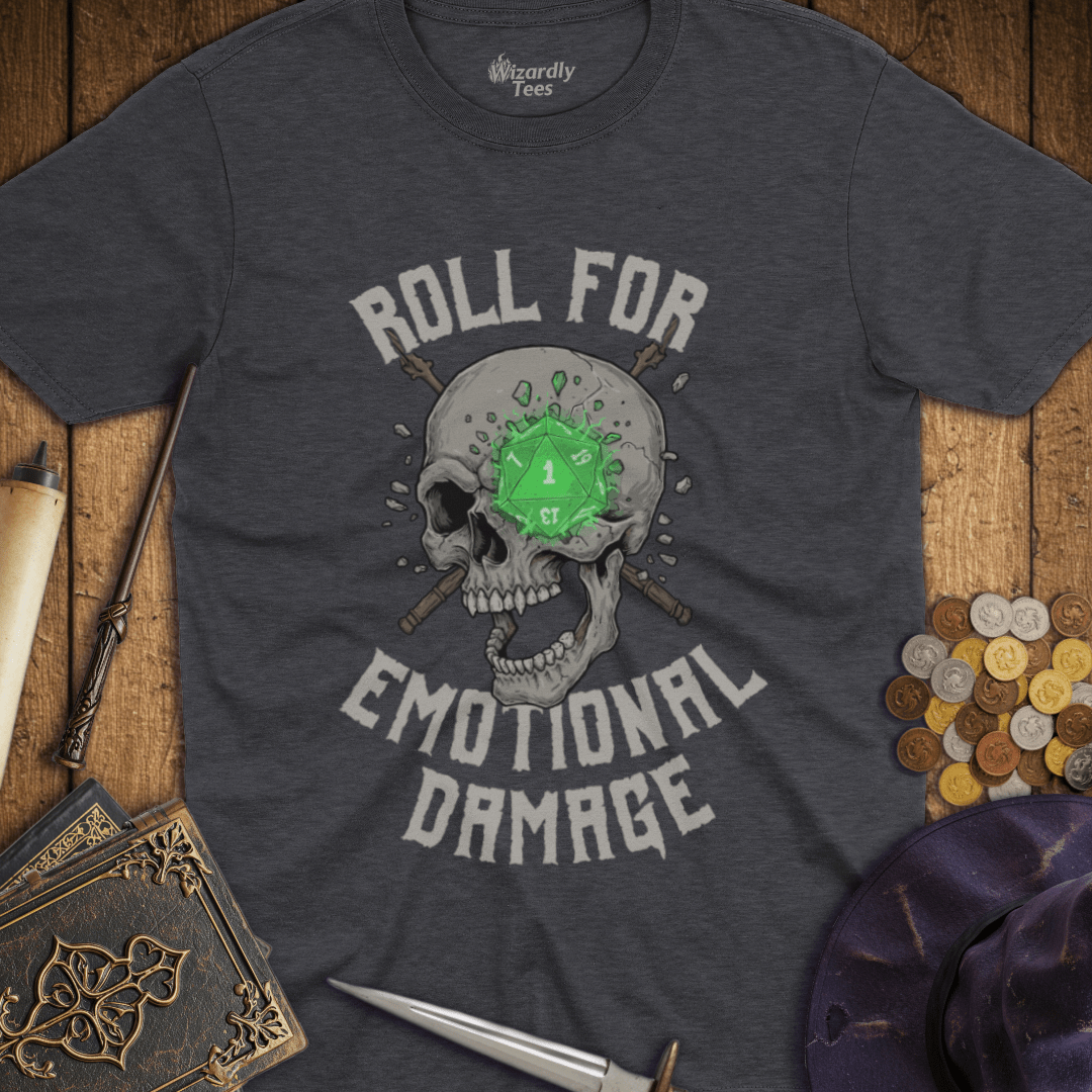Roll For Emotional Damage TALL T-Shirt