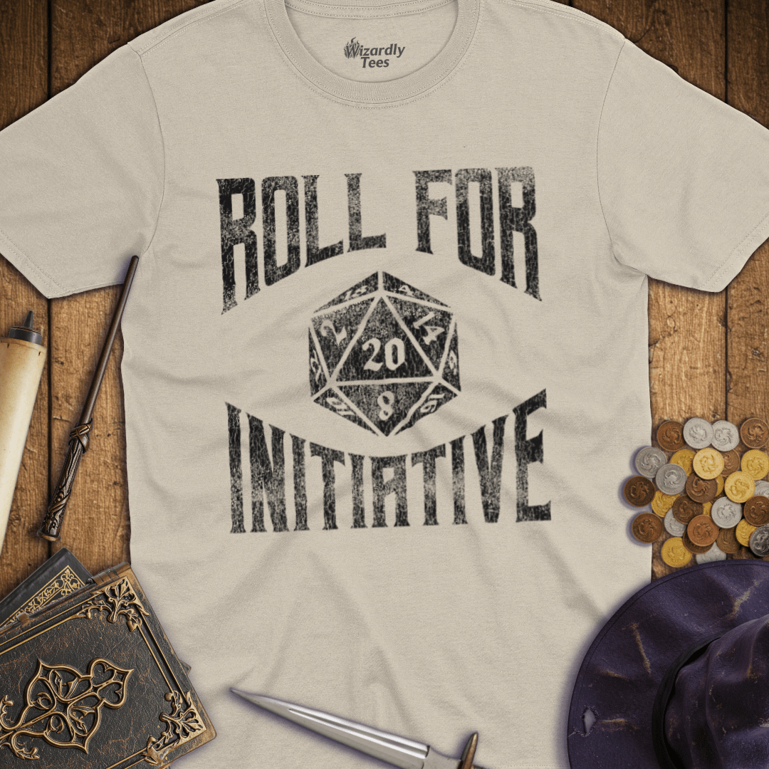 Roll For Initiative D20 T-Shirt