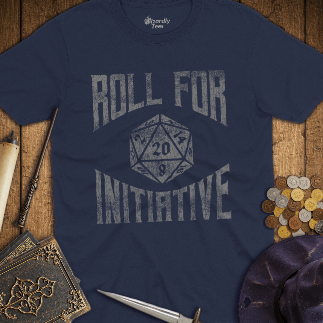 Roll For Initiative D20 T-Shirt