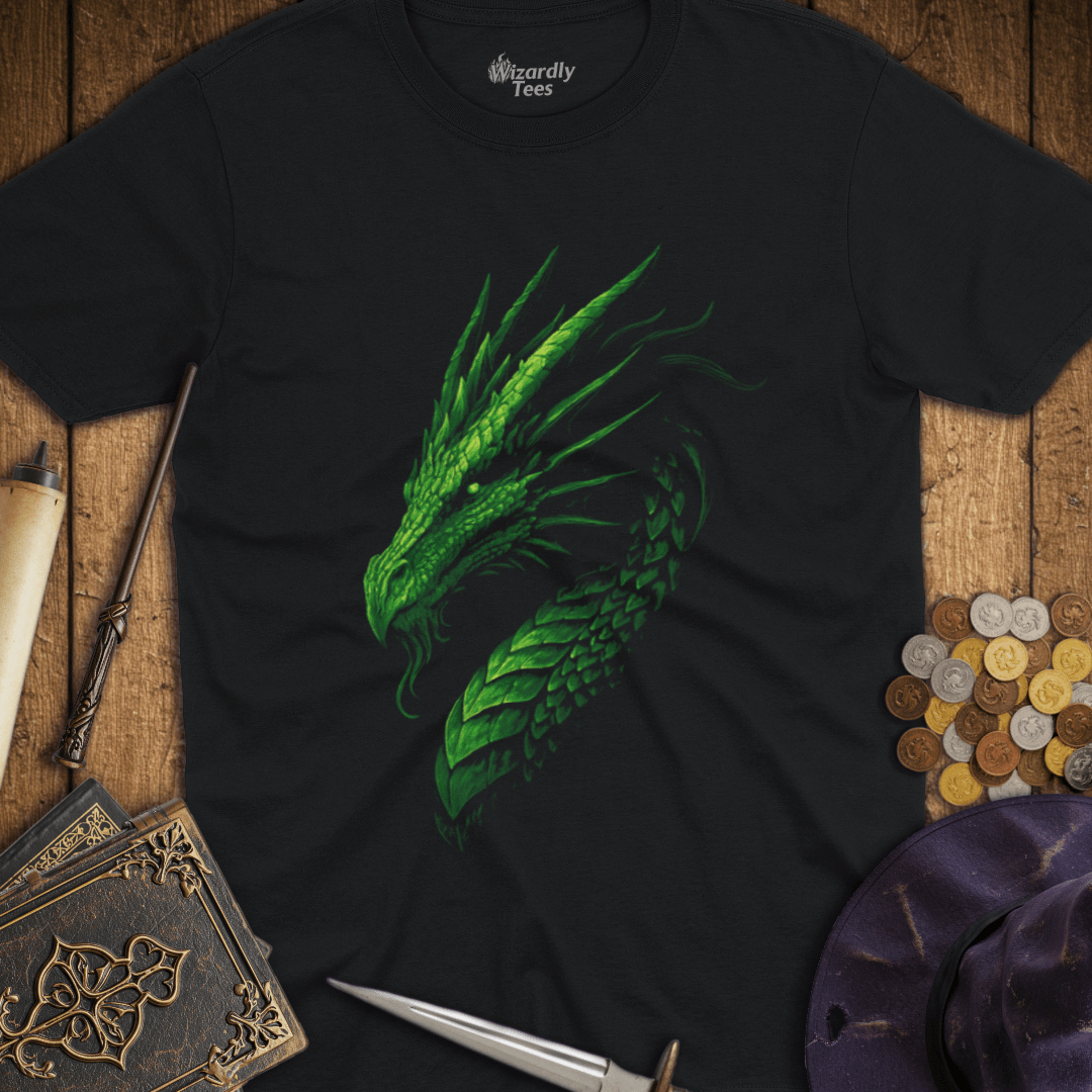 Shadowed Dragon Emerald T-Shirt