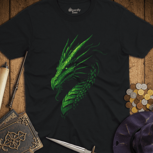 Shadowed Dragon Emerald T-Shirt