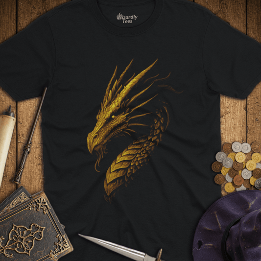 Shadowed Dragon Gold T-Shirt