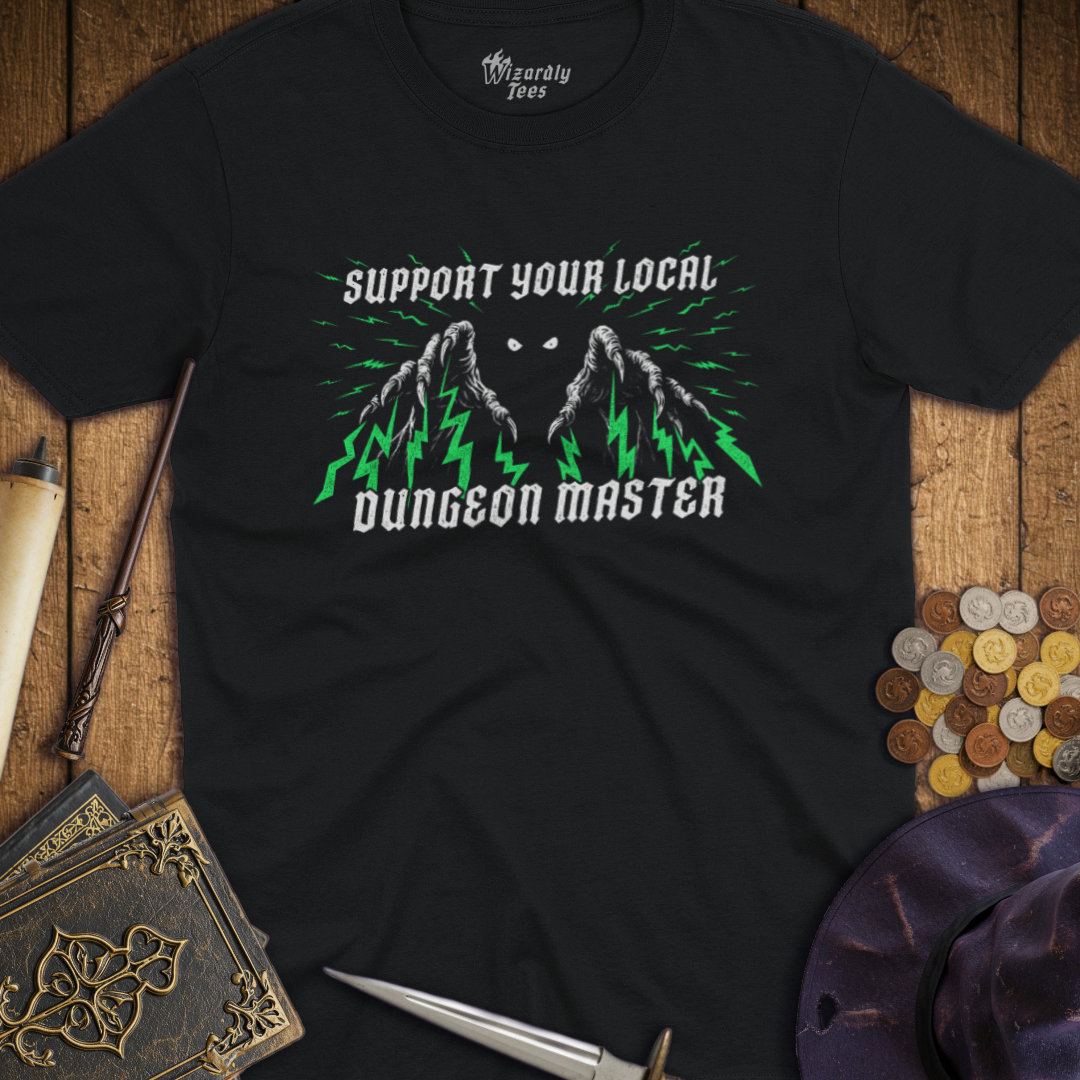 Support Your Local Dungeon Master Green T-Shirt