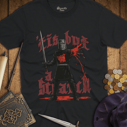 Tis But A Scratch Black Knight T-Shirt