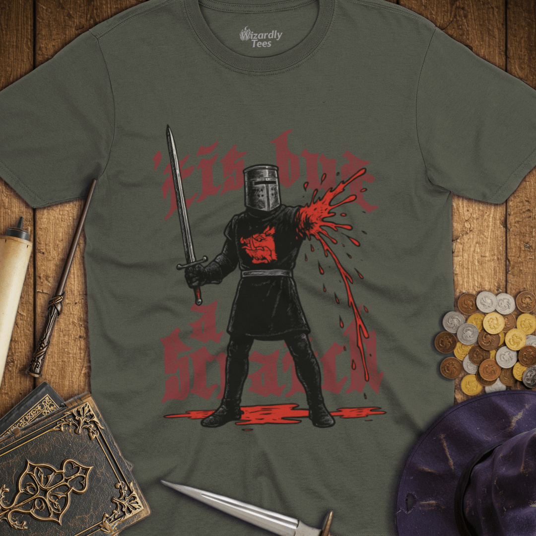 Tis But A Scratch Black Knight T-Shirt
