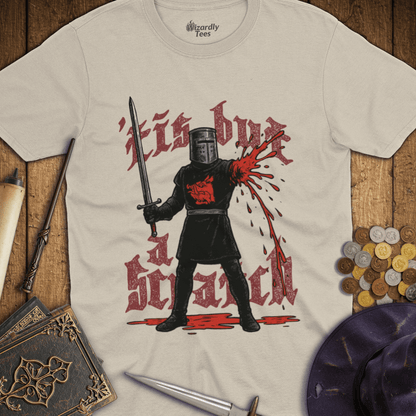 Tis But A Scratch Black Knight T-Shirt
