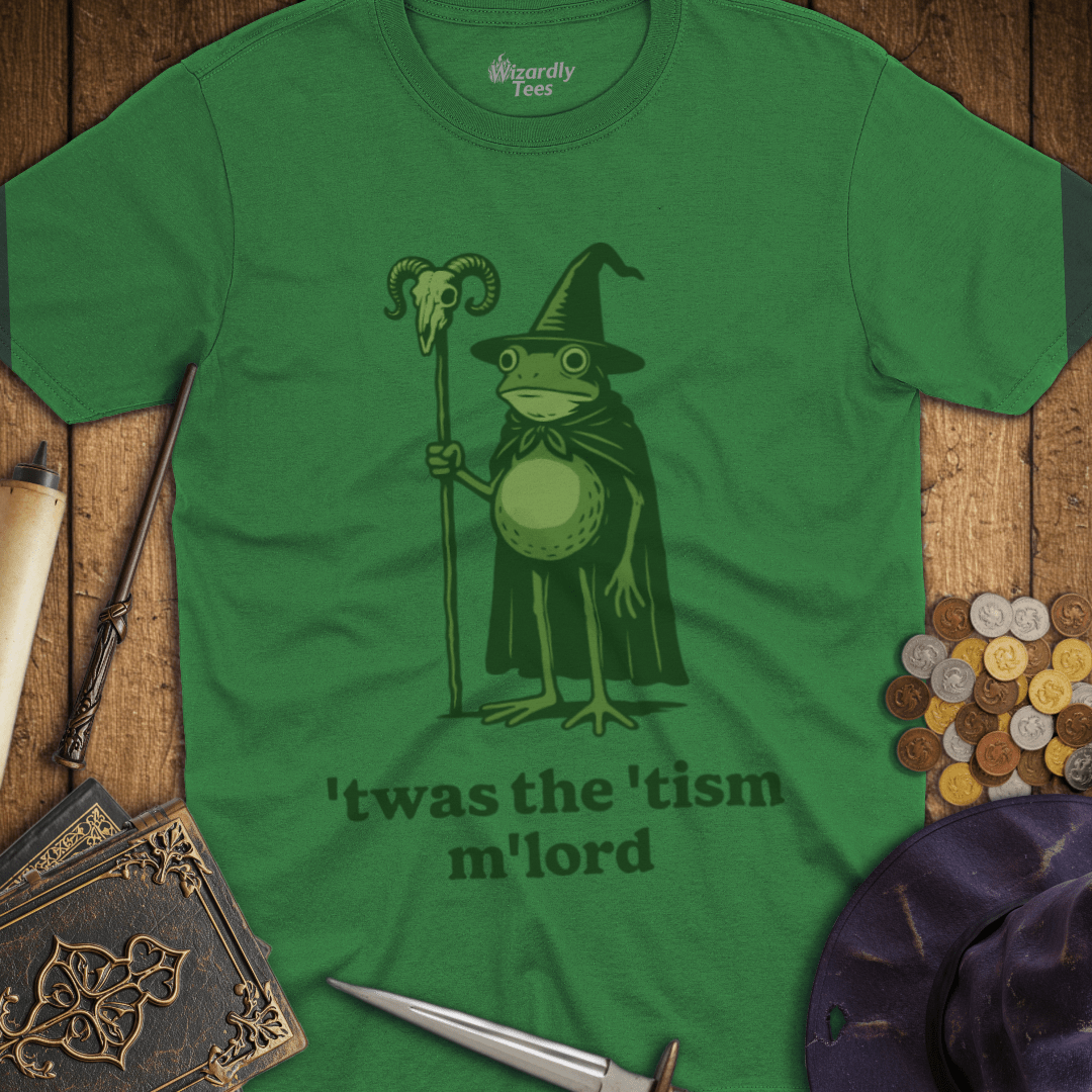 Twas The Tism M Lord Frog Wizard T shirt Wizardly Tees Twas the tism m lord frog wizard t shirt wizardly tees
