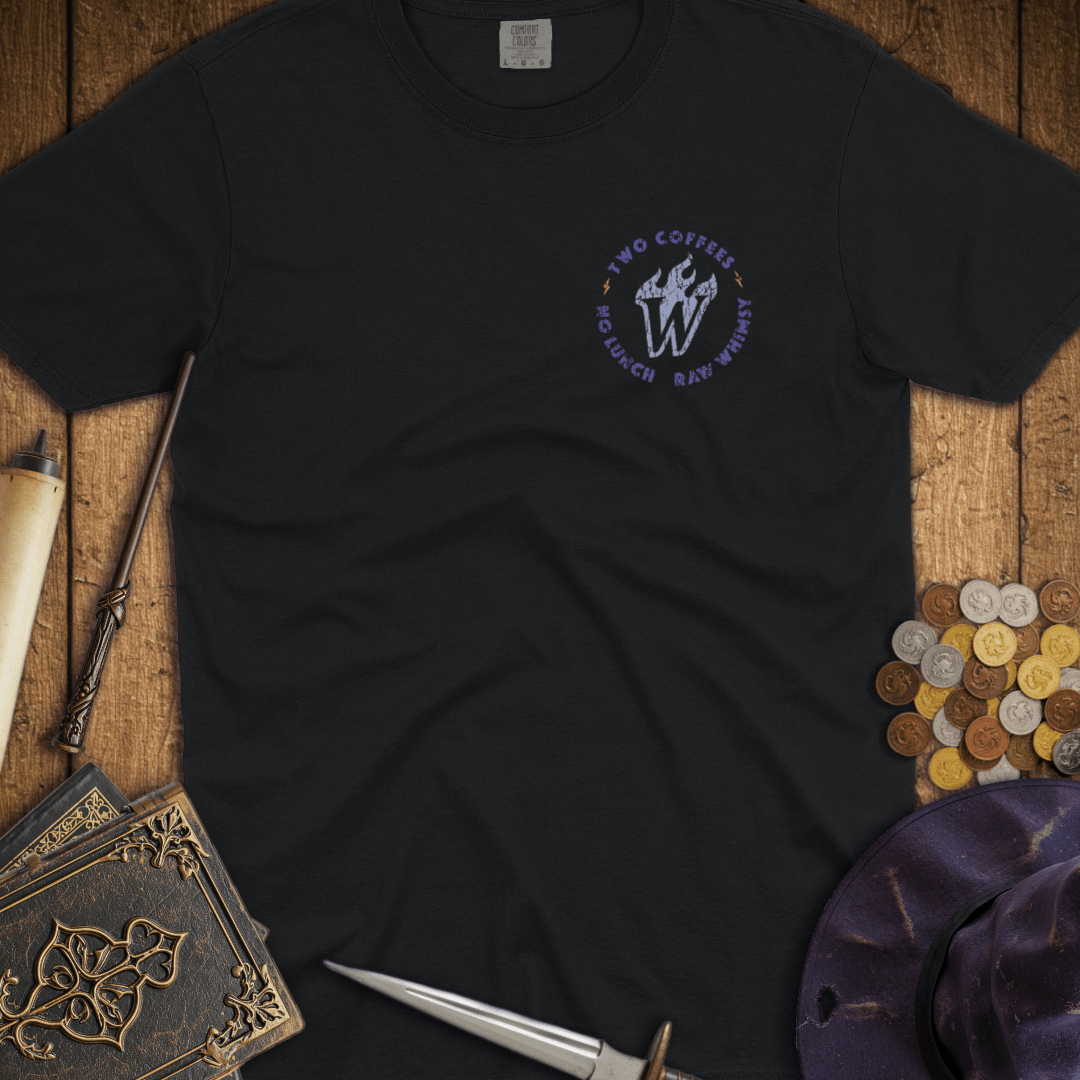 Two Coffees No Lunch Raw Whimsy Premium T-Shirt