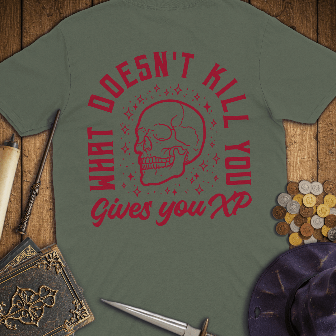 What Doesn't Kill You Gives You XP Premium T-Shirt